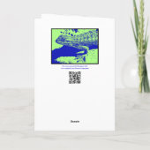 Rune Eihwaz – Volharding in het midden Kaart (Achterkant)