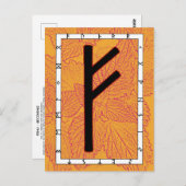 Rune Fehu - Briefkaart worden (Voorkant / Achterkant)