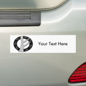 Rune Fehu Bumpersticker (Op auto)