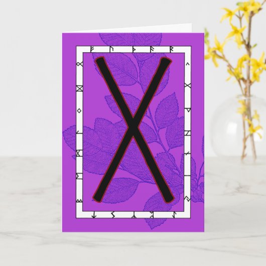 Rune Gebo - Unity, Partnership Kaart (Gele Bloem)