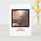 Rune Gebo - Ziel Vrienden, Partnerschap, Paard Kaart (Gele Bloem)