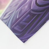 Rune Green Cat Fleece Deken (Hoek)