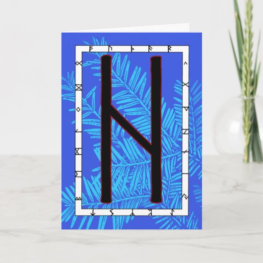 Rune Hagalaz - Transformatie Kaart (Voorkant)