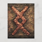 Rune Inguz Briefkaart (Voorkant)