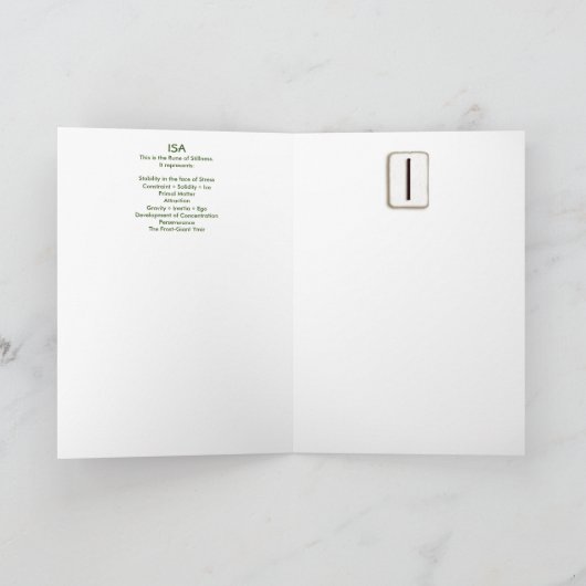 Rune Isa - Stillness Kaart (Binnen)