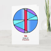 Rune Isa - Stilte - Art Nouveau Kaart (Voorkant)