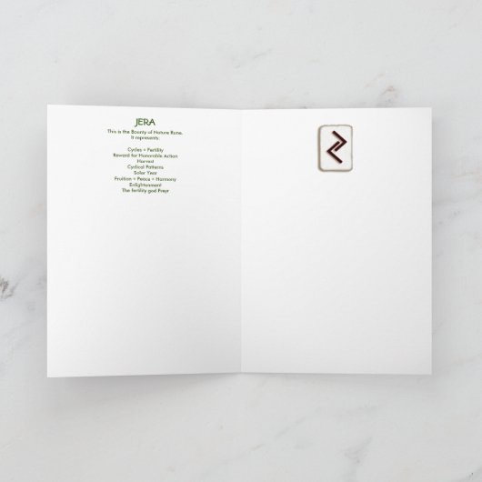 Rune Jera - Overvloed aan Natuur - Druiven Kaart (Binnen)