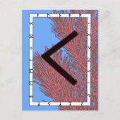 Rune Kenaz - Knowledge Briefkaart (Voorkant)