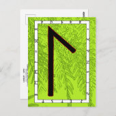 Rune Laguz - LIFE! Briefkaart (Voorkant / Achterkant)