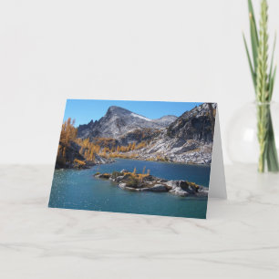 Rune Lake, The Enchantments, Cascades, Washington Kaart