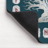 Rune Layout met Wereldstructuur Muismat (Hoek)