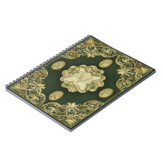 Rune magische grimoire notitieboek (Linkerzijde)