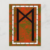 Rune Mannaz - Humanity Briefkaart (Voorkant)