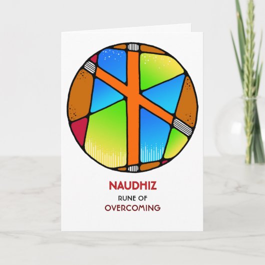 Rune Naudhiz - Overcoming - Art Nouveau Kaart (Voorkant)