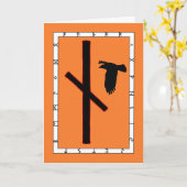 Rune Naudhiz - Overwinnen Kaart (Gele Bloem)