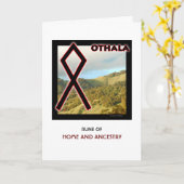 Rune Othala - Huis & Voorouders - Midgard Kaart (Gele Bloem)