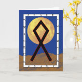 Rune Othala - ThuisKaart Kaart (Gele Bloem)