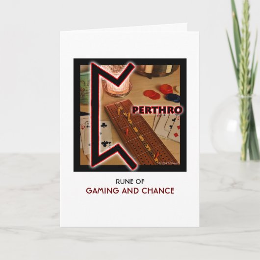 Rune Perthro - Gaming & Kans - Gambler Kaart (Voorkant)