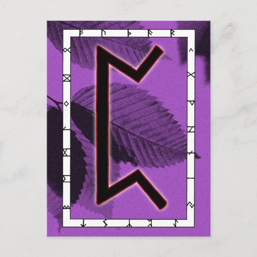 Rune Perthro - Karma Briefkaart (Voorkant)