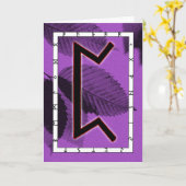 Rune Perthro - Karma Kaart (Gele Bloem)