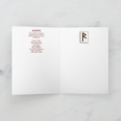 Rune Raidho - Balance Kaart (Binnen)