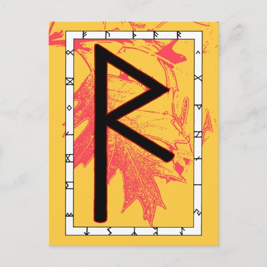 Rune Raidho - Balans Briefkaart (Voorkant)