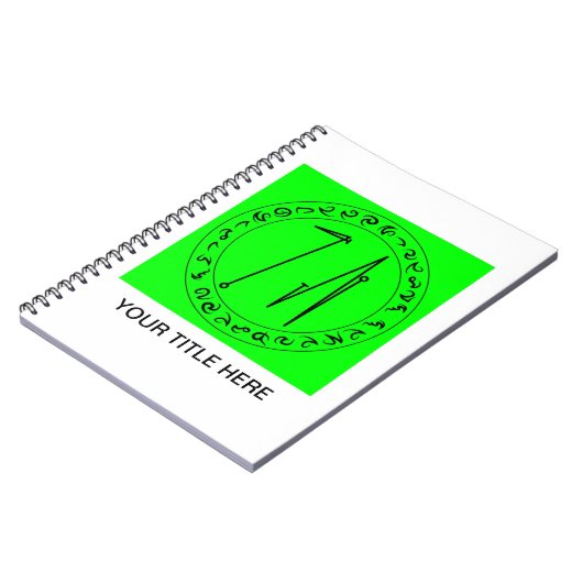 Rune Spiral Notitieboek (Linkerzijde)