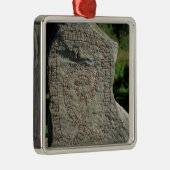 Rune steen buiten Gripsholm Castle Metalen Ornament (Rechts)