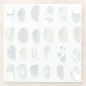 Rune Stone - Green Glazen Onderzetter (Achterkant)