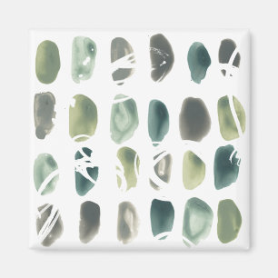 Rune Stone - Green Magneet