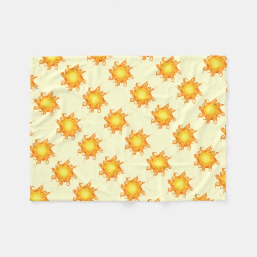 Rune Sun Blanket Fleece Deken (Voorkant (Horizontaal))