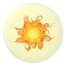 Rune Sun Ceramic Pull