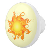 Rune Sun Ceramic Pull Keramische Knop (Rechts)