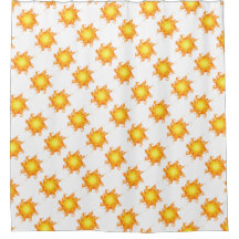 Rune Sun Shower Curtain