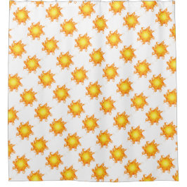 Rune Sun Shower Curtain Douchegordijn