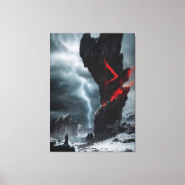 Rune Thurisaz Canvas Afdruk