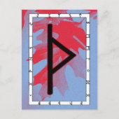 Rune Thurisaz - Defense Briefkaart (Voorkant)