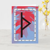 Rune Thurisaz - Defense Kaart (Gele Bloem)