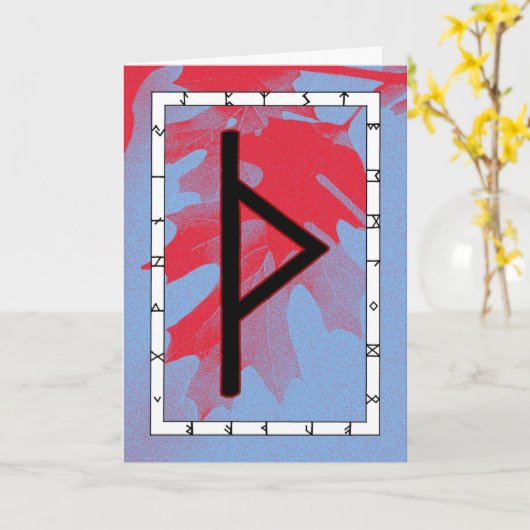 Rune Thurisaz - Defense Kaart (Gele Bloem)