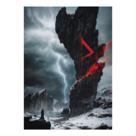 Rune Thurisaz Foto Afdruk