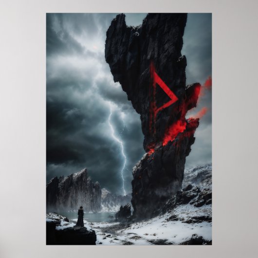 Rune Thurisaz Poster (Voorkant)