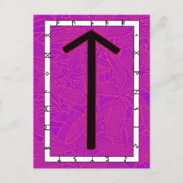 Rune Tiwaz - Overwinning! Briefkaart