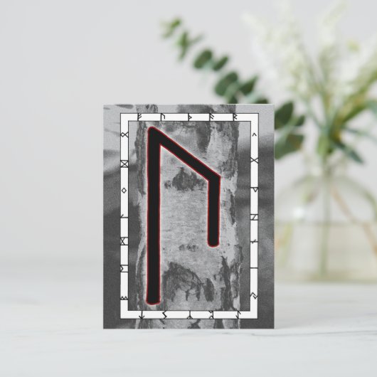 Rune Uruz - Briefkaart van Wisdom (Staand voorkant)