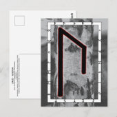 Rune Uruz - Briefkaart van Wisdom (Voorkant / Achterkant)