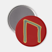 rune Uruz Futhark Magneet (Voorkant / Achterkant)