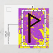 Rune Wunjo - Joy! Briefkaart (Voorkant / Achterkant)