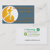RunEfortless Biz-kaart Visitekaartje (Voorkant / Achterkant)