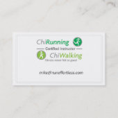 RunEfortless Biz-kaart Visitekaartje (Achterkant)