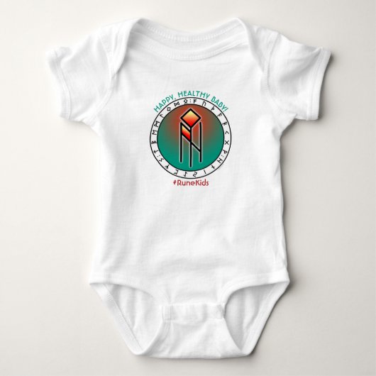 #RuneKids Happy, Healthy Baby  Romper (Voorkant)
