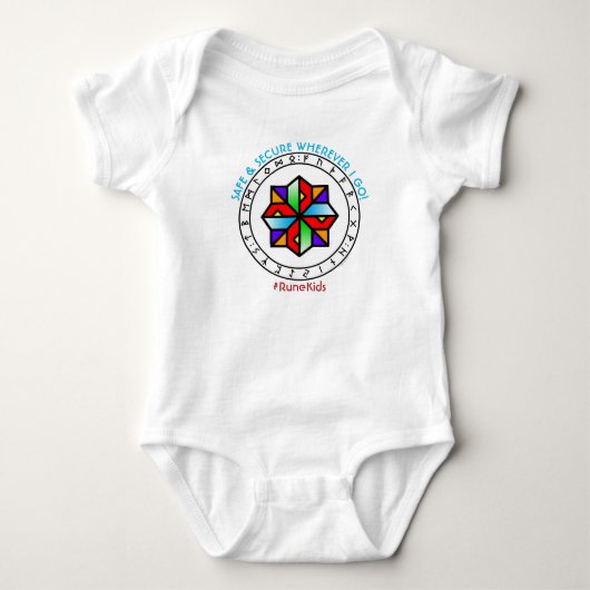 #RuneKids Safe & Secure Baby Bodysuit (Voorkant)